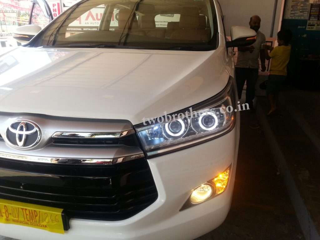 Innova Crysta Dual Projector Headlights with Matrix DRL Car Projector