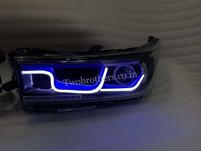 Innova Crysta Projector Headlights with Crystal DRL Car Projector DRL