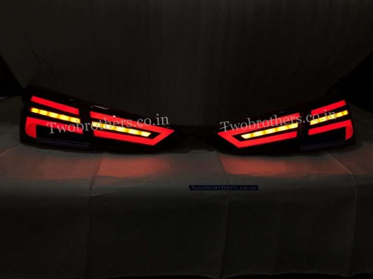 NEW VERNA FLUIDIC A3 STYLE MATRIX LED TAIL LIGHTS V1 Car Projector
