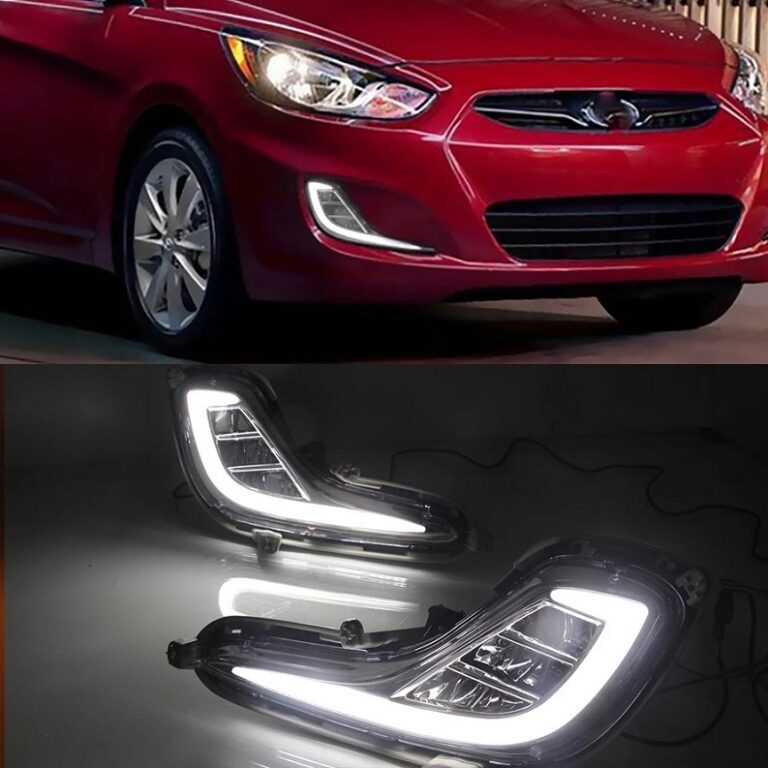 Verna Fluidic Neon Fog DRL with Indicator System with Inbuilt Led V2